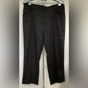 ALBERTO Jean Style Men's Dress Pants Dark Grey EUR Size 56
